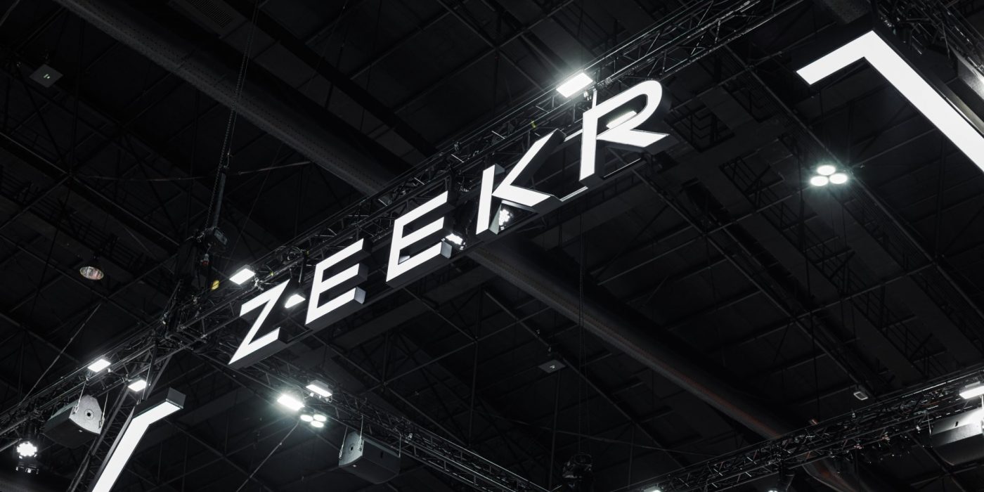 Zeekr Intelligent Technology Motors EV car brand in Geely Auto booth in Thailand Motor EXPO. 26 March 2025, Bangkok, Thailand